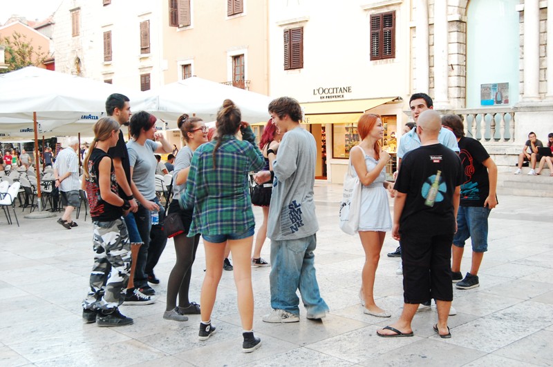 Freeze Flash Mob Zadar 17. rujna 2011, Foto: Tea Balog Freeze Flash Mob Zadar 17. rujna 2011, Foto: Tea Balog