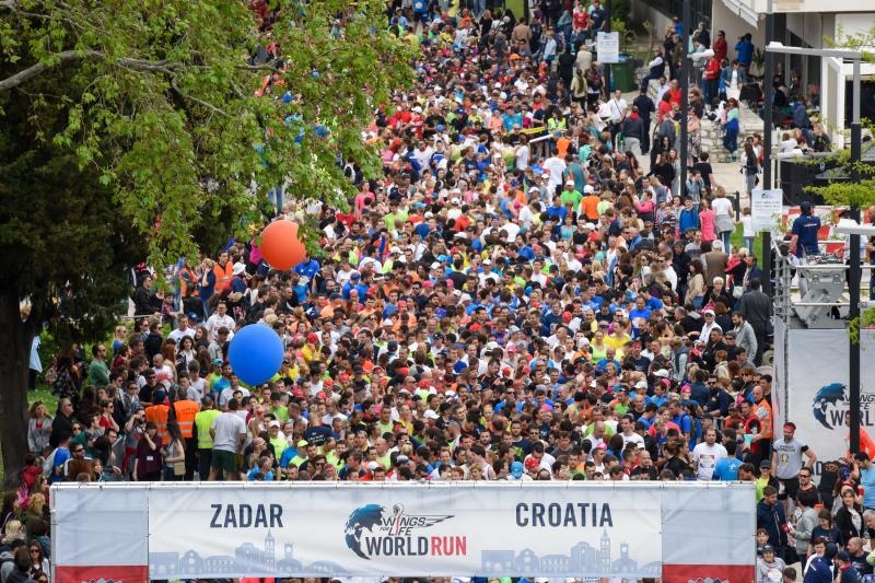 Zadar: Start najbrojnije svjetske utrke Wings For Life World Run, Photo: Dino Stanin/PIXSELL Zadar: Start najbrojnije svjetske utrke Wings For Life World Run, Photo: Dino Stanin/PIXSELL