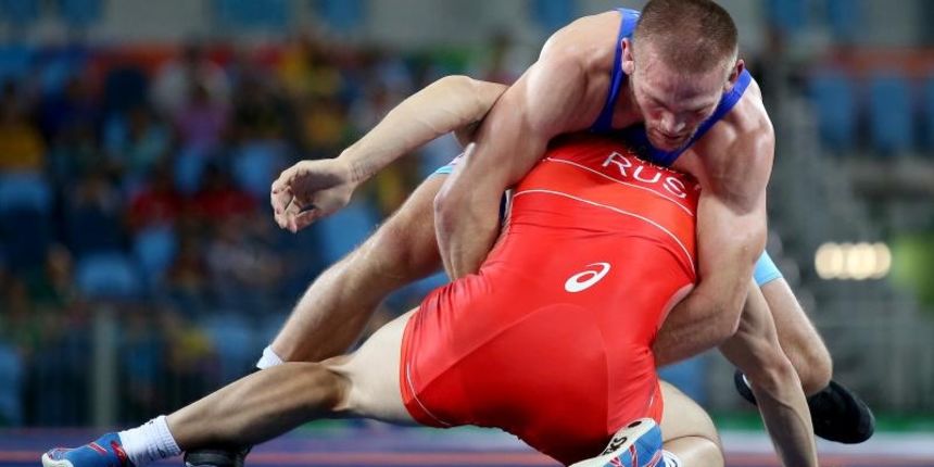 Olimpijske igre Rio 2016. Hrvanje, polufinale, Bozo Starcevic (Hrvatska) i Roman Vlasov (Rusija). Photo: Igor Kralj/PIXSELL Olimpijske igre Rio 2016. Hrvanje, polufinale, Bozo Starcevic (Hrvatska) i Roman Vlasov (Rusija). Photo: Igor Kralj/PIXSELL