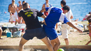 Nogometni turnir na pijesku Kolovara (foto:Saša Čuka)