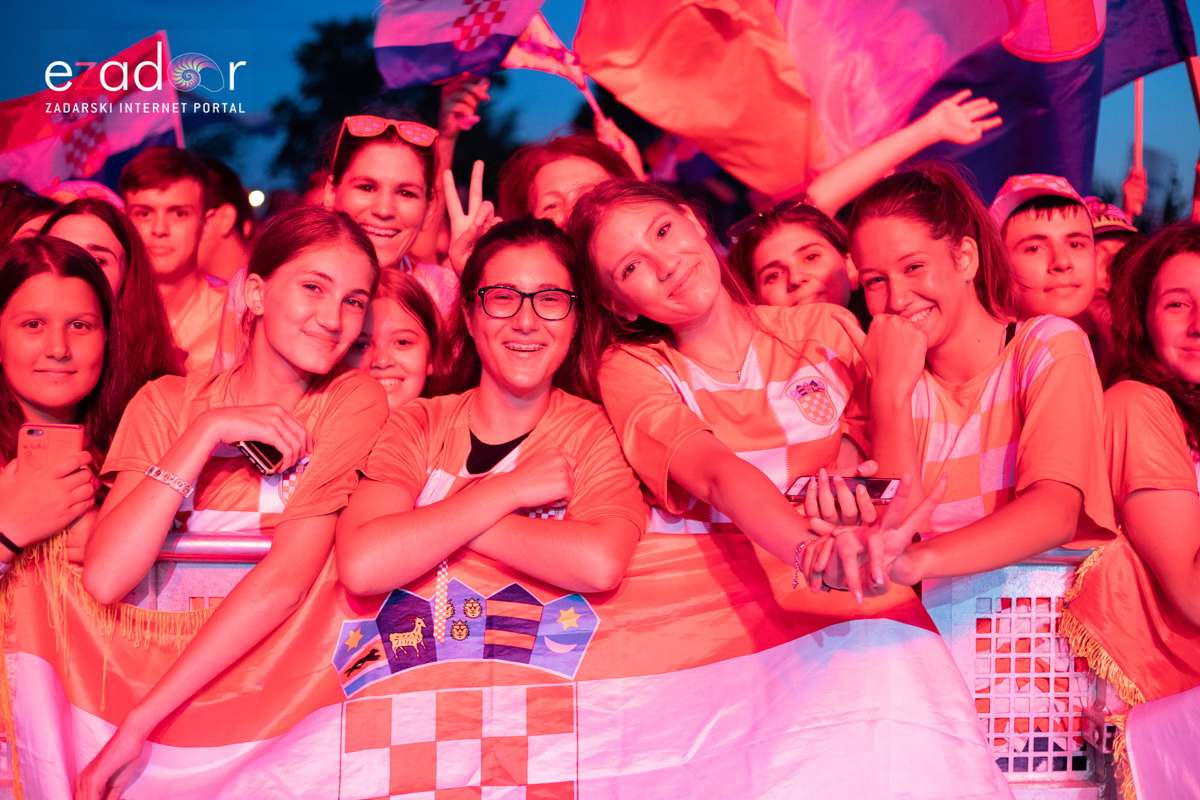 Veličanstven doček četvorice zadarskih Vatrenih Veličanstven doček četvorice zadarskih Vatrenih