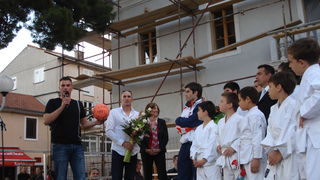 Doček Danila Domdjonija u Biogradu Doček Danila Domdjonija u Biogradu