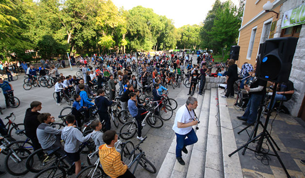 Biciklijada “Jedan auto manje” (foto:Saša Čuka)
