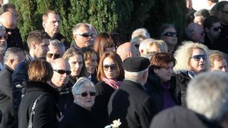 Vir – Pogreb bivseg nogometasa i trenera Tome Basic. Photo: Filip Brala/PIXSELL