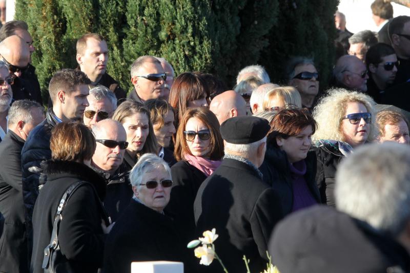 Vir – Pogreb bivseg nogometasa i trenera Tome Basic. Photo: Filip Brala/PIXSELL