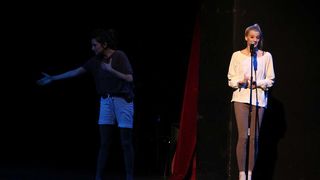 Kazalište KNAP i Umjetnička organizacija Kravice, predstava “Glumice&to”; foto Iva Perinčić Kazalište KNAP i Umjetnička organizacija Kravice, predstava “Glumice&to”; foto Iva Perinčić