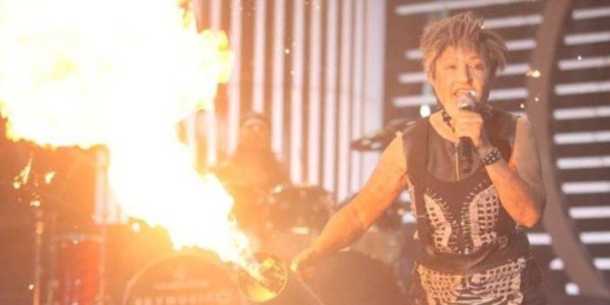 Neda Ukraden oduševila kao pjevač grupe Rammstein, foto: dnevnik.hr Neda Ukraden oduševila kao pjevač grupe Rammstein, foto: dnevnik.hr