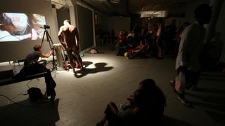 U sklopu Queer New York International festivala nastupio je i nas umjetnik Sinisa Labrovic. Photo: Dalibor Urukalovic/PIXSELL