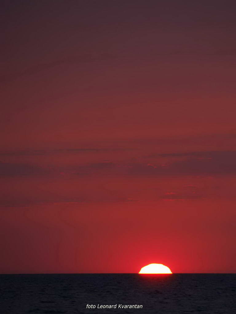 Borik: zalazak sunca, foto: L. Kvarantan