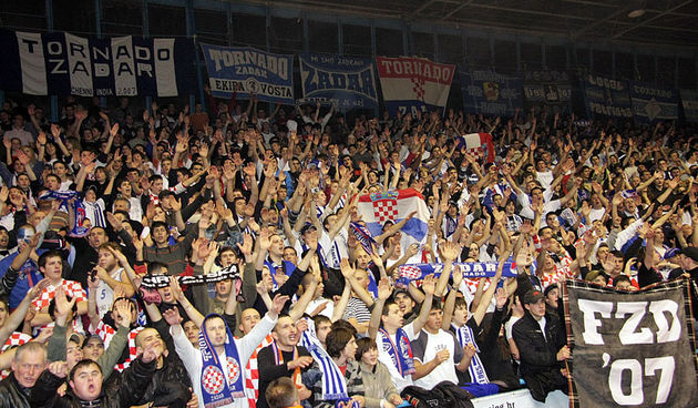 KK Zadar – KK Partizan 26.01.2008. – Tornado Zadar – Navijaci