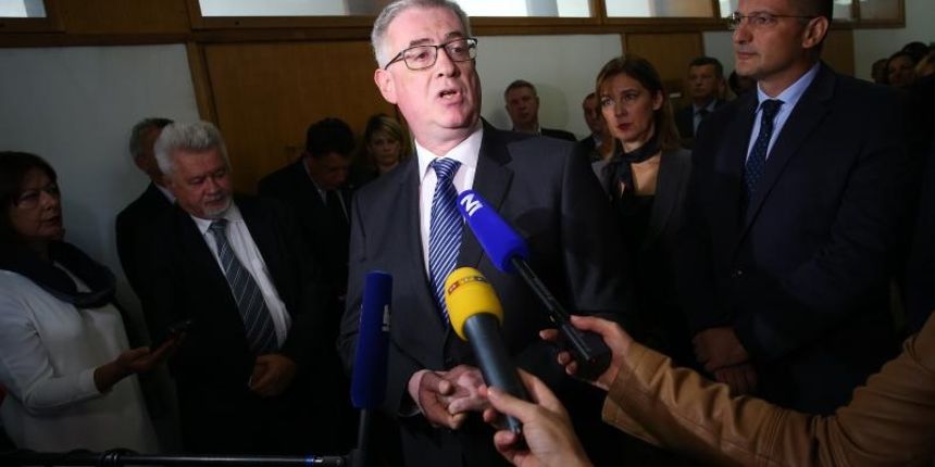 Orsat Miljenic i Branko Hrvatin. Photo: Jurica Galoic/PIXSELL Orsat Miljenic i Branko Hrvatin. Photo: Jurica Galoic/PIXSELL