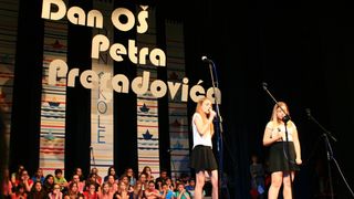 U HNK Zadar održana je priredba u povodu Dana OŠ Petra Preradovića na kojoj su nastupili učenici ali i profesori, Foto: Marija Cvetković