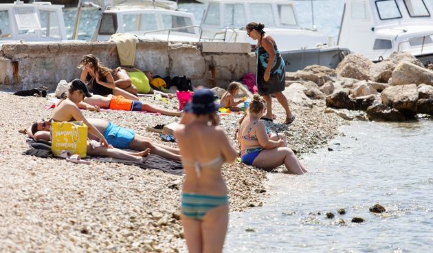 Plaža Jadran, Marex, kupači, turisti, ljeto, more