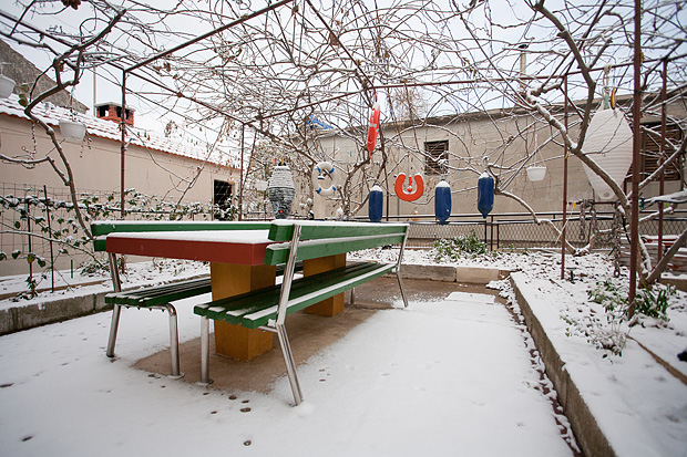 Snijeg u Bibinjama 3. veljače 2012, Foto: Leo Banić