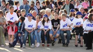 HDZ-ov predizborni skup u Gračacu