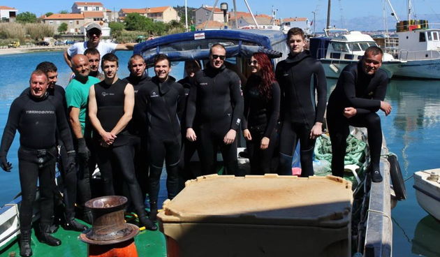 Kali: U ekološkoj akciji čišćenja podmorja prikupljeno dvije tone otpada