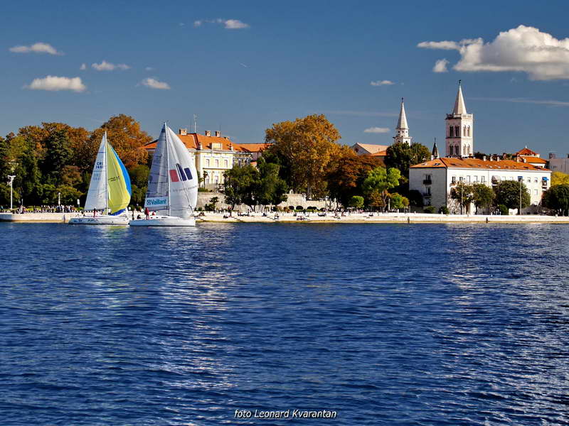 Zadarska Koka 2016. gledana s mora. Foto: Leonard Kvarantan Zadarska Koka 2016. gledana s mora. Foto: Leonard Kvarantan