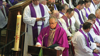 Posljednji ispraćaj nadbiskupa Ivana Prenđe (foto: Marin Gospić)