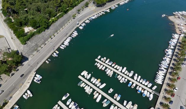 Zadar iz zraka, panorama Jazine