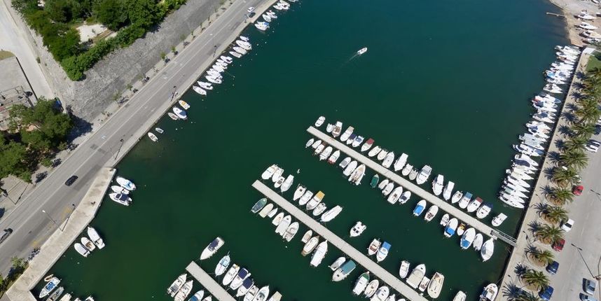 Zadar iz zraka, panorama Jazine