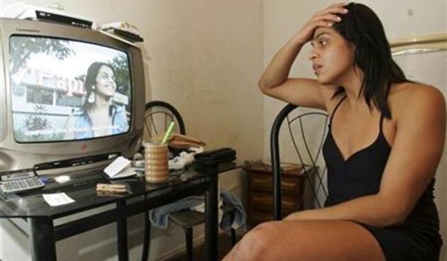 Transvestit Andre Luis Ribeiro Albertino (Foto: Reuters)