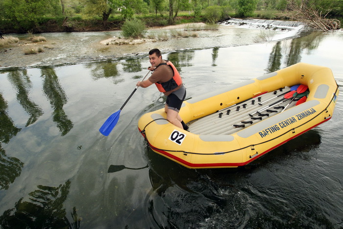 Zadar, Zrmanja, 270413.
Rijeka Zrmanja.
8. hrvatska rafting regata Zrmanja 2013. Organizator regate je Riva rafting centar, putnicka agencija d.o.o.
Na fotografiji: detalj sa regate.
Foto: Jure Miskovic / CROPIX Zadar, Zrmanja, 270413.
Rijeka Zrmanja.
8. hrvatska rafting regata Zrmanja 2013. Organizator regate je Riva rafting centar, putnicka agencija d.o.o.
Na fotografiji: detalj sa regate.
Foto: Jure Miskovic / CROPIX