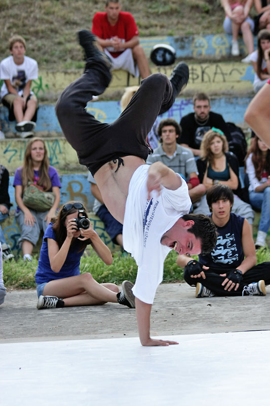 Grafiti, Hip hop & Break battles – Kapetanski park (foto: Marin Gospić)