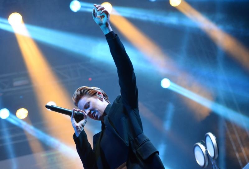 Druga vecer 10. INmusic festivala, najveceg open-air festivala u Hrvatskoj na kojem nastupaju svjetski poznati izvodjaci. Nastup britanske pjevacice Elly Jackson i njene electro pop atrakcije La Roux. Photo: Marko Lukunic/PIXSELL Druga vecer 10. INmusic festivala, najveceg open-air festivala u Hrvatskoj na kojem nastupaju svjetski poznati izvodjaci. Nastup britanske pjevacice Elly Jackson i njene electro pop atrakcije La Roux. Photo: Marko Lukunic/PIXSELL