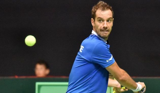 Polufinale Davis Cupa, Hrvatska – Francuska, Marin Cilic – Richard Gasquet. Photo: Hrvoje Jelavic/PIXSELL