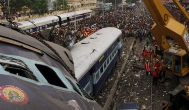 Sudar vlakova u Indiji – 14 mrtvih, foto: HRT