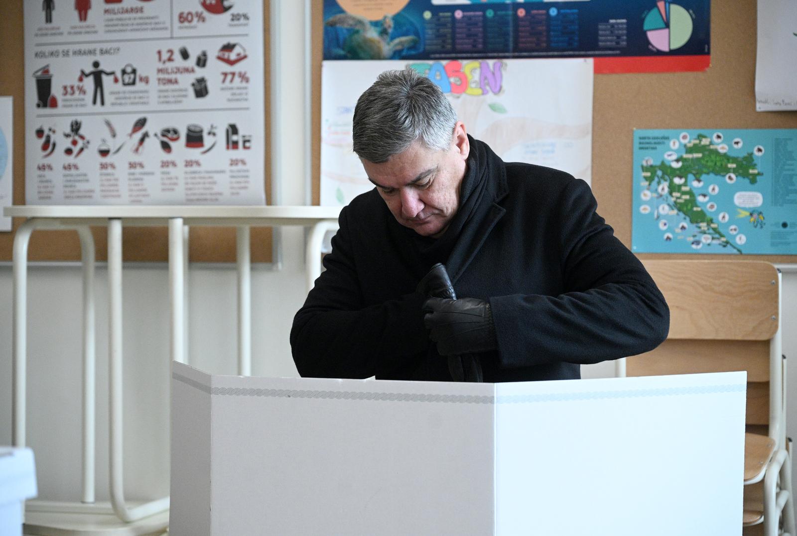 Zoran Milanović glasovao je u drugom krugu predsjedničkih izbora