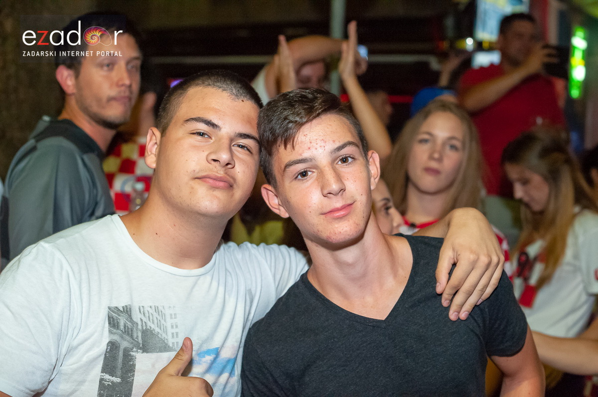 Zadar je gorio: Velika fešta nakon plasmana Vatrenih u finale Svjetskog prvenstva