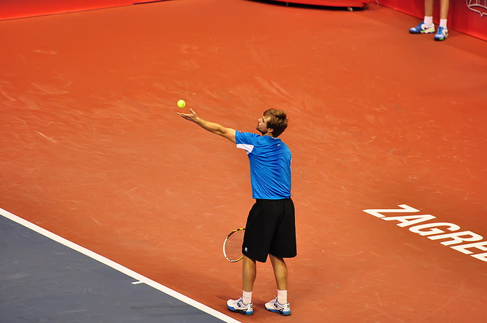 ATP Zagreb: Karlović – Kavčić 2-0, Foto: Andro Marčev ATP Zagreb: Karlović – Kavčić 2-0, Foto: Andro Marčev