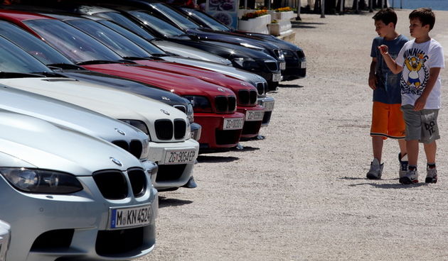 Zadar, 050512. 
Susret vlasnika i ljubitelja BMW M modela.
Skupilo se okvirno 30 najreprezentativnijih primjeraka BMW M modela iz Hrvatske i sire. Na rivi su se svi zaljubljenici mogli diviti te pogledati navedena vozila snage vecina preko 300ks pa sve do