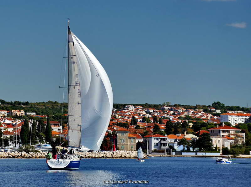 Zadarska Koka 2016. gledana s mora. Foto: Leonard Kvarantan Zadarska Koka 2016. gledana s mora. Foto: Leonard Kvarantan