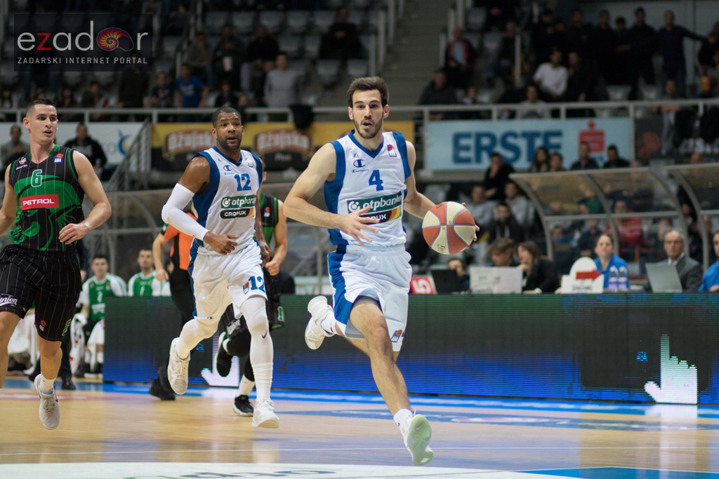 ABA liga, 11. kolo: KK Zadar – KK Petrol Olimpija 97-77. Lovre Bašić i Joshua Bostic ABA liga, 11. kolo: KK Zadar – KK Petrol Olimpija 97-77. Lovre Bašić i Joshua Bostic
