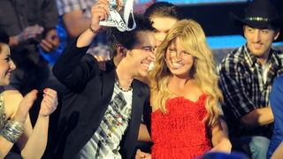 Zagreb, 040610.
Jadran film, Oporovecka 12.
Reality show RTL televizije Hrvatska trazi zvijezdu, finalna emisija.
Na slici: Juraj Jurlina od Antonije Blace dobio je akreditaciju za Toniyev koncert kao izvodjac.
Foto: Damir Krajac / CROPIX