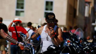 Nekoliko stotina vlasnika kultnih Harley Davidsona danas je posjetilo Zadar, Foto: Nevera ZD