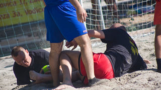 Nogometni turnir na pijesku Kolovara (foto:Saša Čuka)