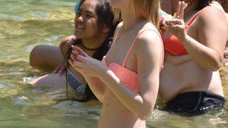 Vrelo ljeto u Nacionalnom parku Krka, hlađenje u Skradinskom buku. Photo: Hrvoje Jelavić/PIXSELL Vrelo ljeto u Nacionalnom parku Krka, hlađenje u Skradinskom buku. Photo: Hrvoje Jelavić/PIXSELL