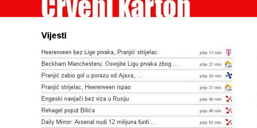 Crveni karton Crveni karton