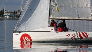 Sukosan: U uvali Zlatna luka odrzan je prvi dan dan Match Race regate, Foto: Mladen Malik