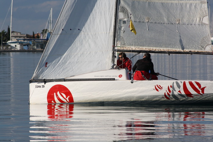 Sukosan: U uvali Zlatna luka odrzan je prvi dan dan Match Race regate, Foto: Mladen Malik