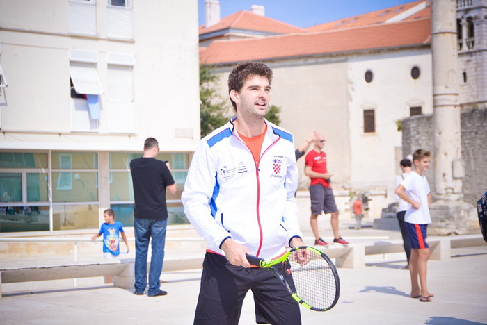 Davis Cup: Kids Day na zadarskom Forumu. Foto: Iva Perinčić