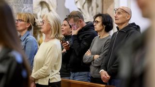 Nadbiskup Milan Zgrablić predvodio misu zadušnicu za Papu Franju Nadbiskup Milan Zgrablić predvodio misu zadušnicu za Papu Franju