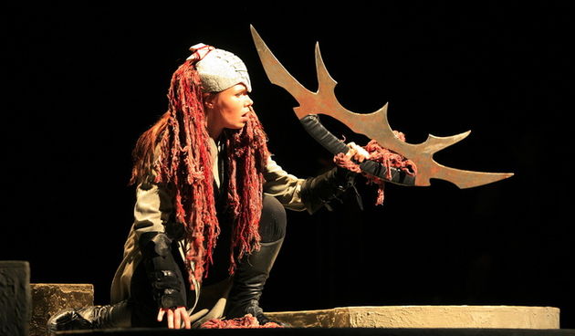 Rijeka, 250212.
U organizaciji muzeja starih racunala Peek & Poke u Hrvatskom kulturnom domu (HKD) na Susaku prikazana je prva klingonska opera na svijetu u izvedbi nizozemskog teatra Zeebelt. Opera pod nazivom U na jeziku je Klingonaca, izmisljenog ratni