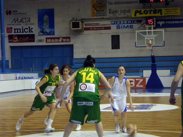 ZKK Zadar – ZKK Pula Biska 80-65 ZKK Zadar – ZKK Pula Biska 80-65