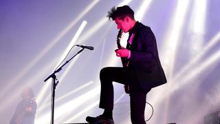 25.06.2013., Zagreb – INmusic festival na zagrebackom jezeru Jarun unatoc losem vremenu okupio je veliki broj posjetitelja. Nastup benda Arctic Monkeys. Photo: Marko Prpic/PIXSELL