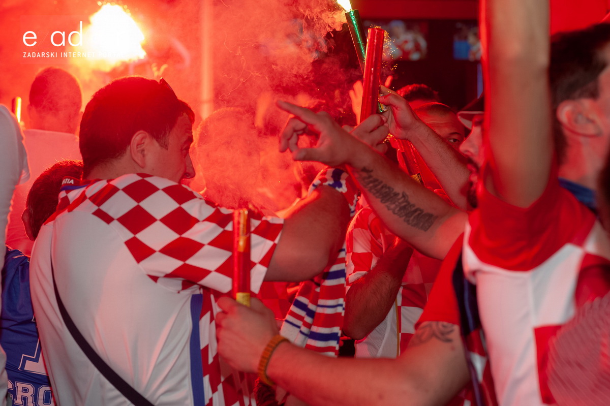 Zadar je gorio: Velika fešta nakon plasmana Vatrenih u polufinale Svjetskog prvenstva
