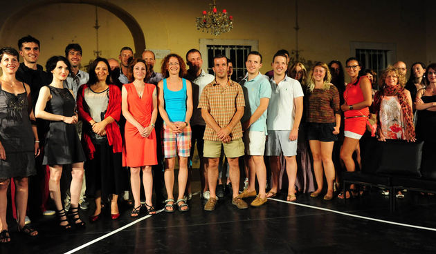 Zadar, 22.07.2013. snimio: Nenad Marčev 
otvorenje Međunarodne ljetne škole 
hrvatskog jezika i kulture – Zoranićeva Arkadija 
HNK Zadar
Milan Begović: BEZ TREĆEGA 
redatelj: Vinko Radovčić 
izvode: Žana Bumber, Vinko Radovčić 
Dvorište Provid